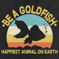 Be A Goldfish Happiest Animal On Earth Adult Drive Performance Visor