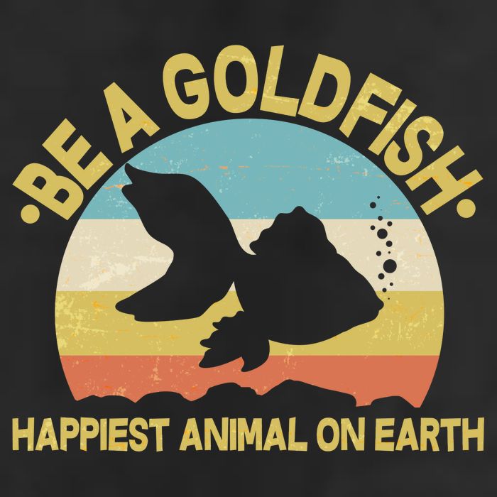 Be A Goldfish Happiest Animal On Earth Adult Drive Performance Visor