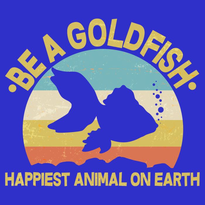 Be A Goldfish Happiest Animal On Earth 16 in Basic Backpack