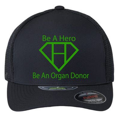 Be A Hero Organ Donor Flexfit Unipanel Trucker Cap