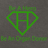 Be A Hero Organ Donor Cotton Canvas Backpack