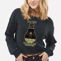 Be A Light For All To See Cropped Pullover Crew