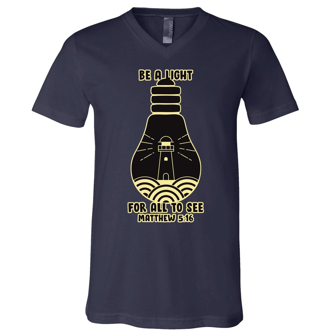Be A Light For All To See V-Neck T-Shirt