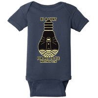 Be A Light For All To See Baby Bodysuit