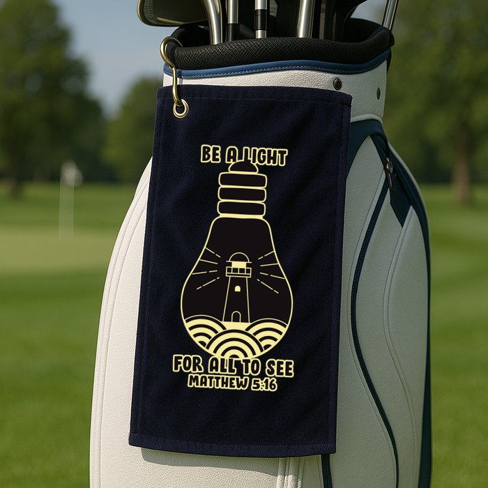 Be A Light For All To See Golf Towel