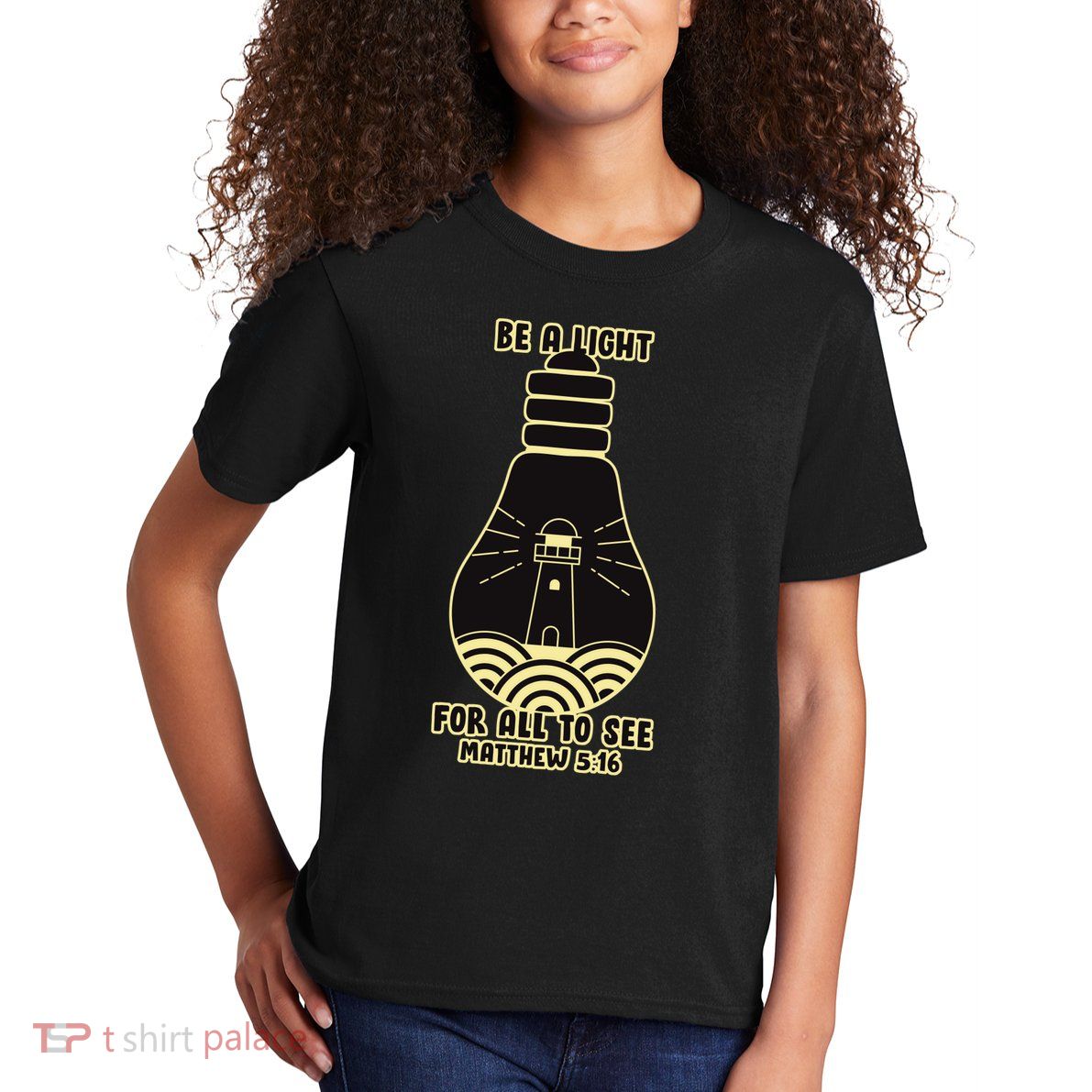 Be A Light For All To See Kids T-Shirt