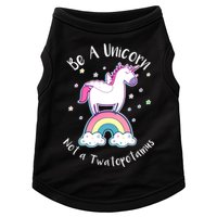 Be A Unicorn Not A Twatopotamus Doggie Tank