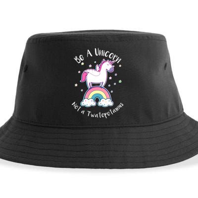 Be A Unicorn Not A Twatopotamus Sustainable Bucket Hat