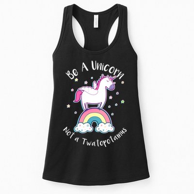 Be A Unicorn Not A Twatopotamus Womens Tank Top