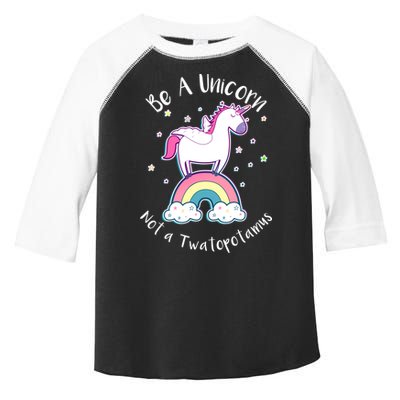 Be A Unicorn Not A Twatopotamus Toddler Fine Jersey T-Shirt