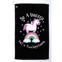 Be A Unicorn Not A Twatopotamus Golf Towel