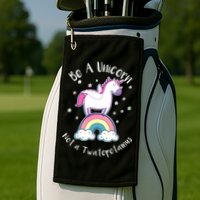 Be A Unicorn Not A Twatopotamus Golf Towel