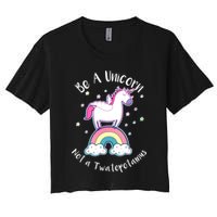 Be A Unicorn Not A Twatopotamus Crop Top