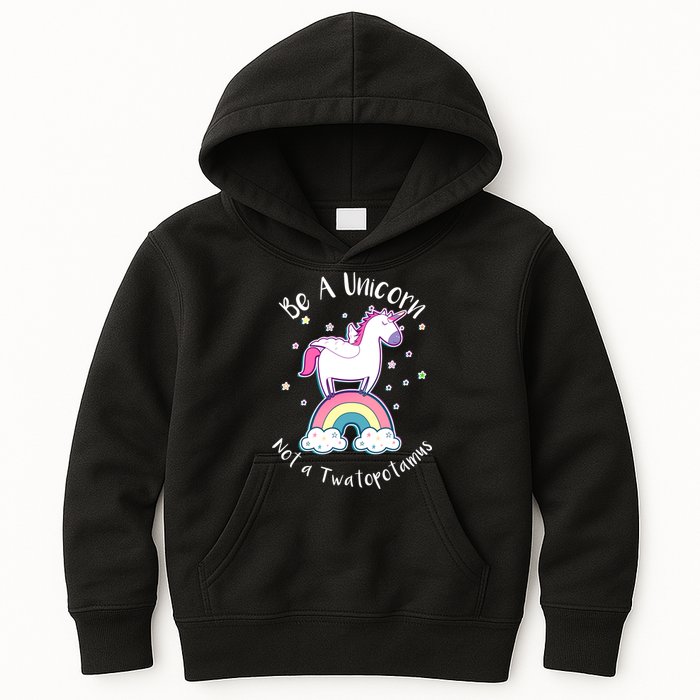 Be A Unicorn Not A Twatopotamus Kids Hoodie