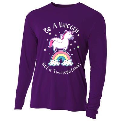 Be A Unicorn Not A Twatopotamus Cooling Performance Long Sleeve Crew