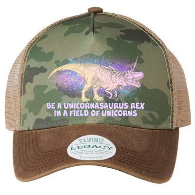 Be A Unicornasaurus Rex Legacy Tie Dye Trucker Hat