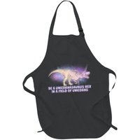 Be A Unicornasaurus Rex Full-Length Apron With Pockets