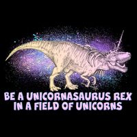 Be A Unicornasaurus Rex Full-Length Apron With Pockets