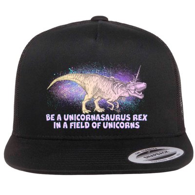 Be A Unicornasaurus Rex Flatbill Hat