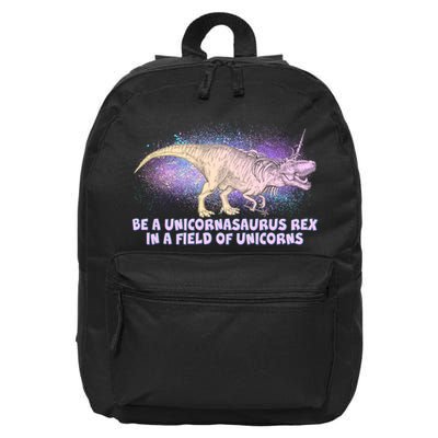 Be A Unicornasaurus Rex 16 in Basic Backpack