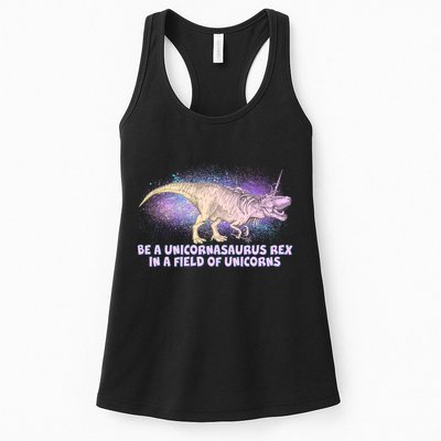 Be A Unicornasaurus Rex Womens Tank Top