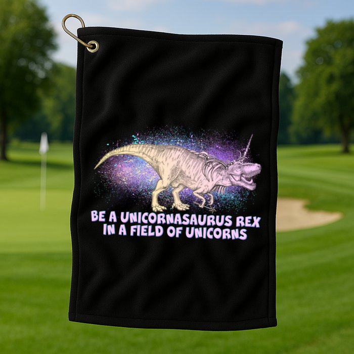 Be A Unicornasaurus Rex Golf Towel
