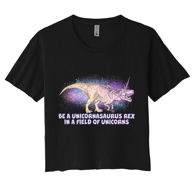 Be A Unicornasaurus Rex Crop Top