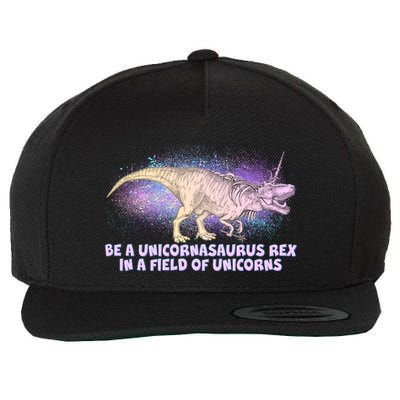 Be A Unicornasaurus Rex Wool Snapback Cap