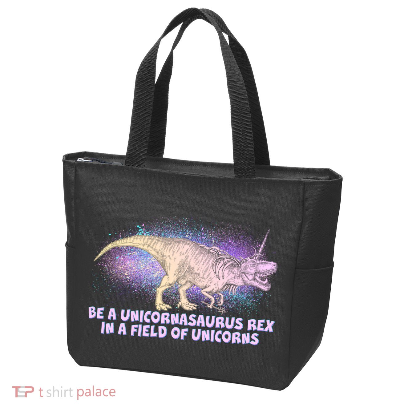 Be A Unicornasaurus Rex Zip Tote Bag