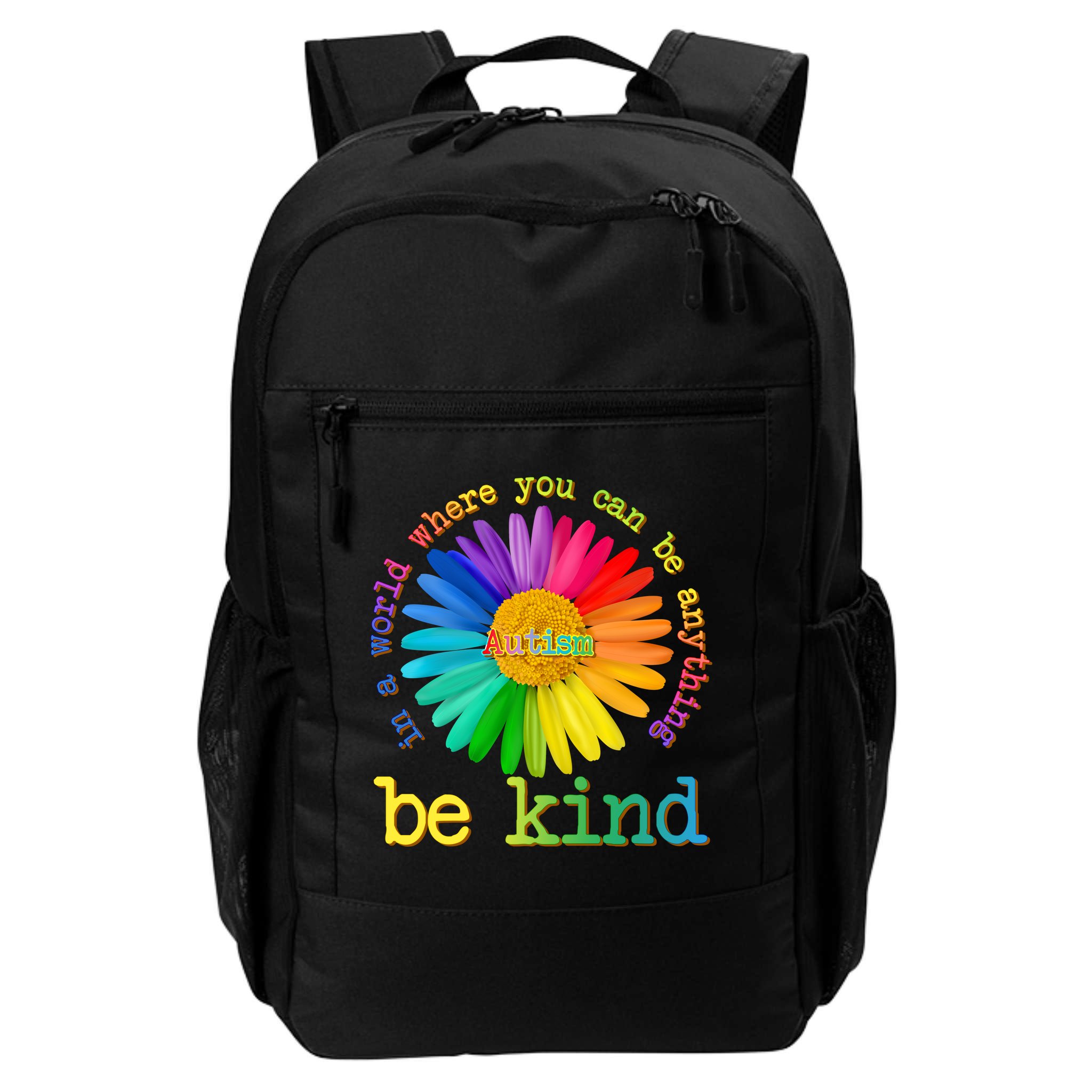 Be Anything Be Kind Autism Awareness Backpack