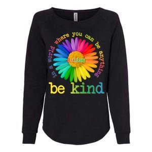 Be Anything Be Kind Autism Awareness Womens California Wash Sweatshirt