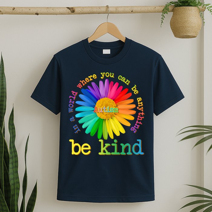 Be Anything Be Kind Autism Awareness T-Shirt