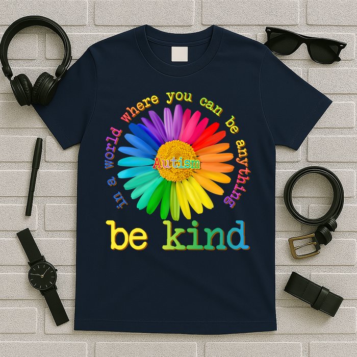 Be Anything Be Kind Autism Awareness T-Shirt