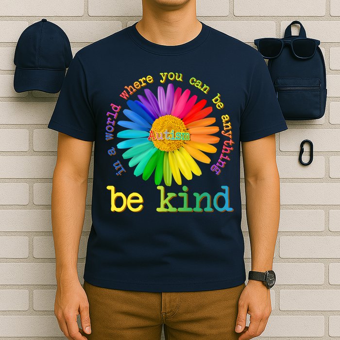 Be Anything Be Kind Autism Awareness T-Shirt
