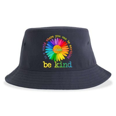 Be Anything Be Kind Autism Awareness Sustainable Bucket Hat