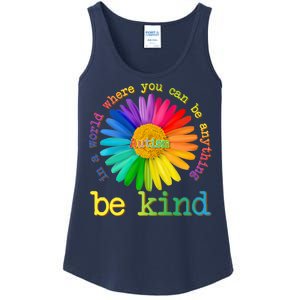 Be Anything Be Kind Autism Awareness Ladies Essential Tank