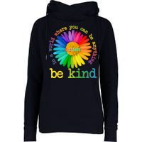 Be Anything Be Kind Autism Awareness Womens Funnel Neck Pullover Hood