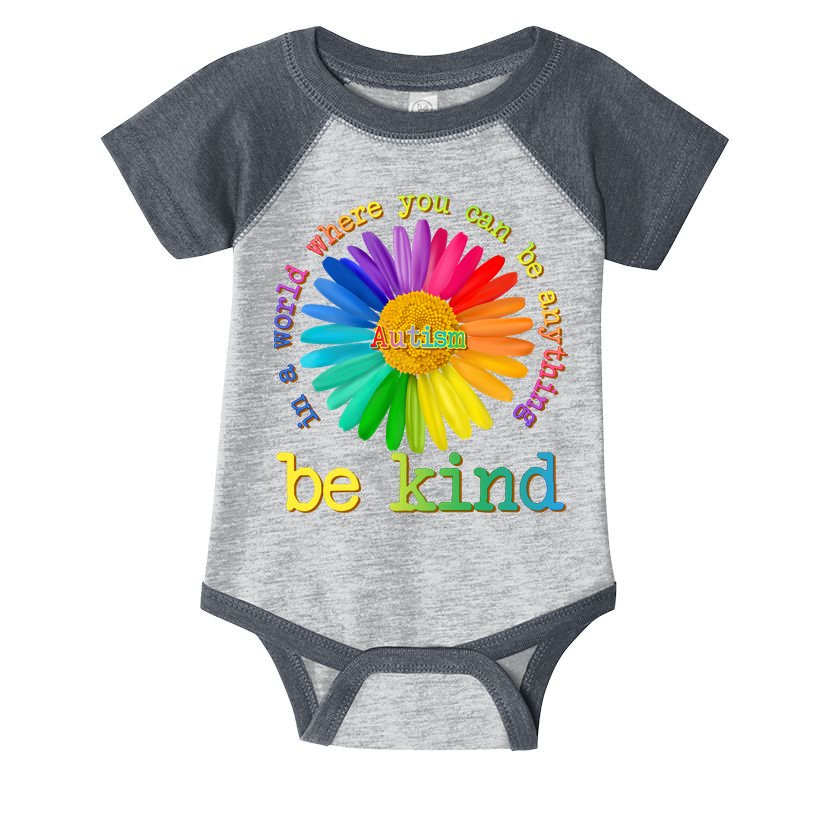 Be Anything Be Kind Autism Awareness Infant Baby Jersey Bodysuit