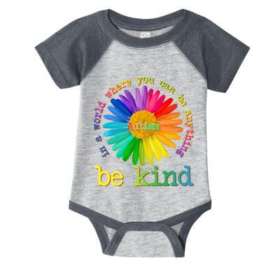 Be Anything Be Kind Autism Awareness Infant Baby Jersey Bodysuit