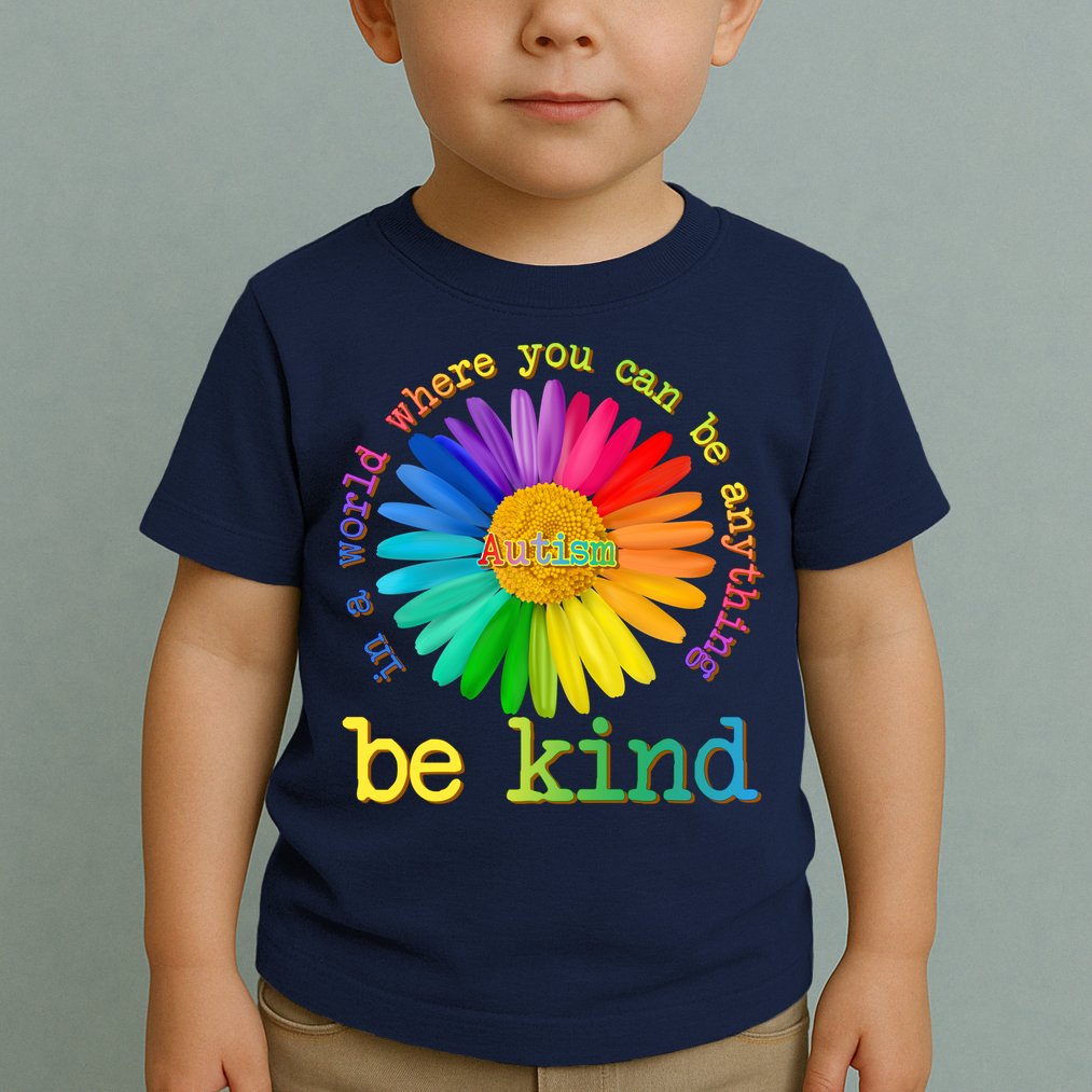 Be Anything Be Kind Autism Awareness Toddler T-Shirt