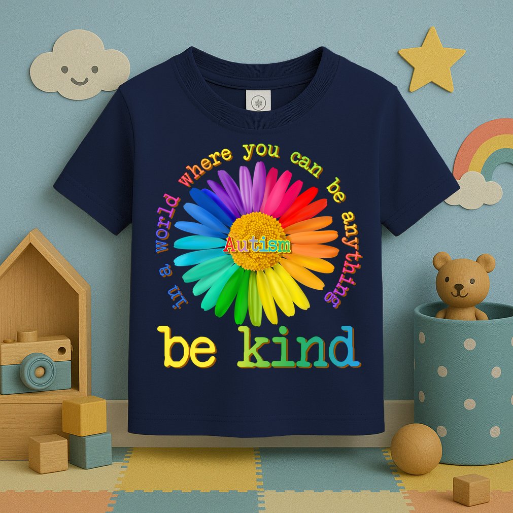 Be Anything Be Kind Autism Awareness Toddler T-Shirt