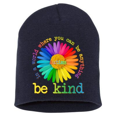 Be Anything Be Kind Autism Awareness Short Acrylic Beanie