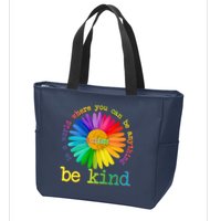 Be Anything Be Kind Autism Awareness Zip Tote Bag