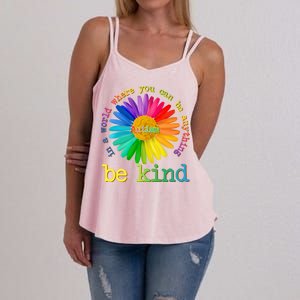 Be Anything Be Kind Autism Awareness Women's Strappy Tank