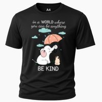 Be Anything Elephant Dog Umbrella  Cooling Performance Crew T-Shirt