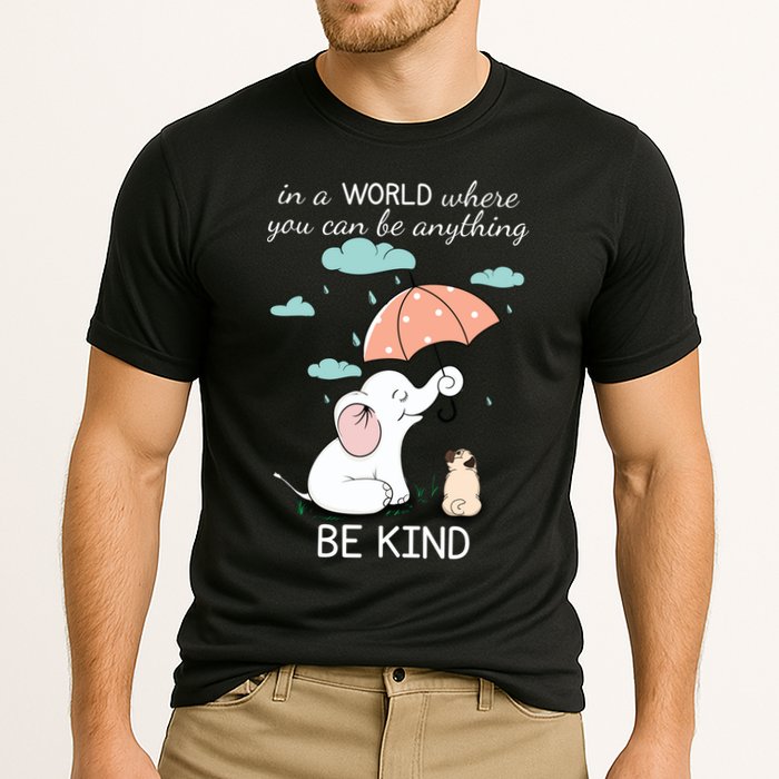 Be Anything Elephant Dog Umbrella  Cooling Performance Crew T-Shirt
