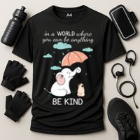 Be Anything Elephant Dog Umbrella  Cooling Performance Crew T-Shirt