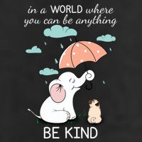 Be Anything Elephant Dog Umbrella  11oz C Handle Ceramic Mug