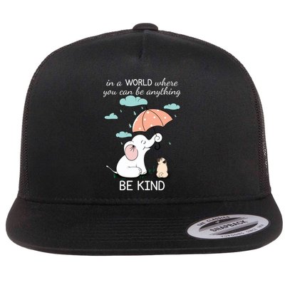 Be Anything Elephant Dog Umbrella  Flatbill Hat