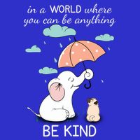 Be Anything Elephant Dog Umbrella  16 in Basic Backpack